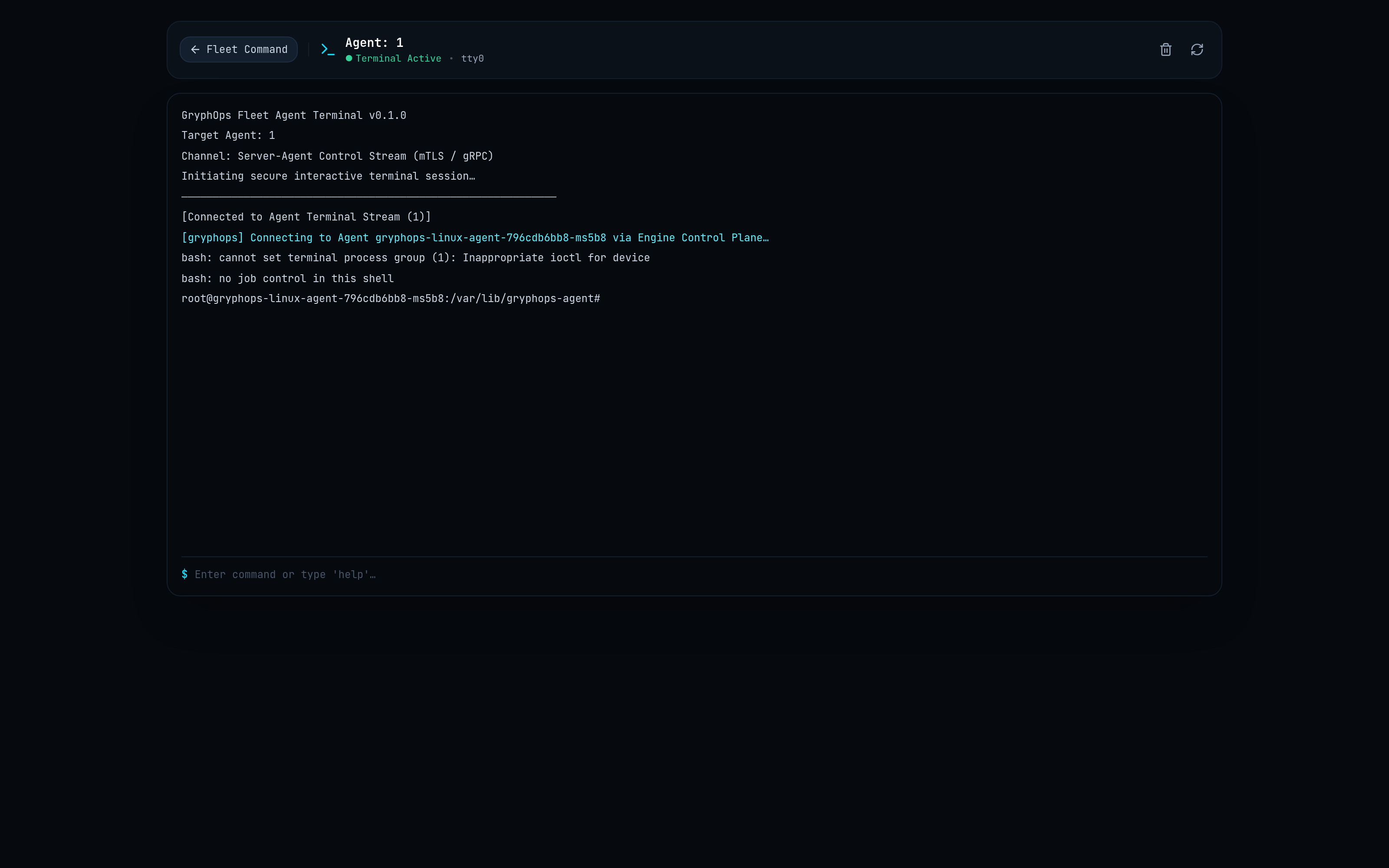 GryphOps Secure In-Browser Remote Terminal